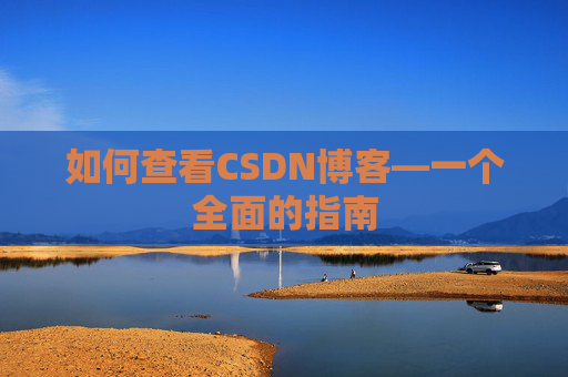 如何查看CSDN博客—一个全面的指南
